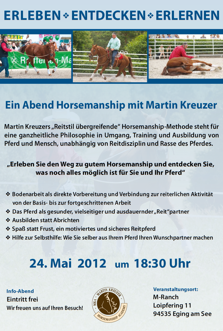 Infoabend M Ranch 24.5.2012